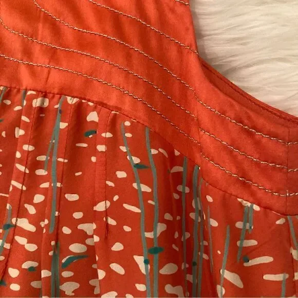 NWOT Calypso St. Barth 100% Silk Shift Dress Size M - Picture 8 of 8